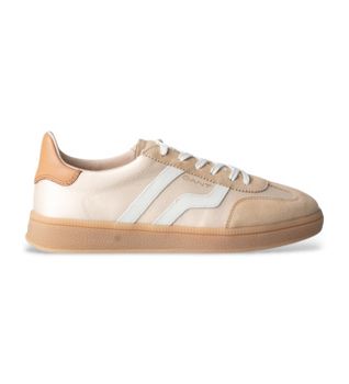 Gant para mujer. 872533198 Zapatillas de Piel Cuzima beige (40), Plano, Ante, Cordones, Casual