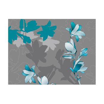 Papel Pintado 3d - Magnolias Azules (200x154 Cm)