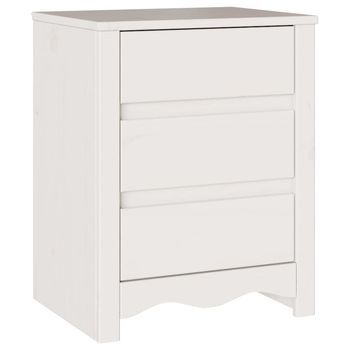 Mesa De Centro 45x35x56 Cm Madera - Blanco