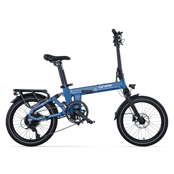 Bicicleta Eléctrica Plegable Cyrusher Sonder, 48 V 10 Ah, Azul