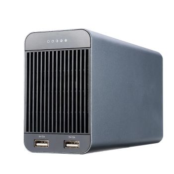 Adaptador de fuente de alimentación inteligente ISDT SP2417 BattGo 400W 17A con indicador de luz LED y salida dual de ca