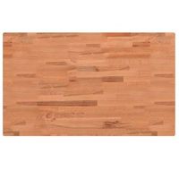 tablero rectangular de madera maciza de haya 100x60x4 cm vidaxl