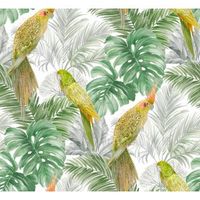 papel pintado estampacion digital sobre tejido-no tejido pvc free con tintas ecologicas hp latex coleccion tropical 68 cm x10 mt cubre 680 m2