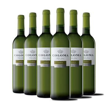 Lan Coloma Alarije - Vino Blanco - Pack 6 Botellas 75 Cl - 13% Vol.