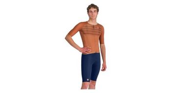 Culotte con tirantes castelli free aero race azul hombre