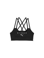 sujetador deportivo de fitness puma w x hyrox move black mujer