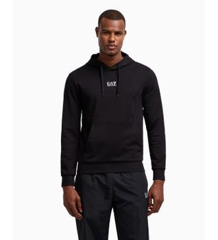 EA7 para hombre. 8NPM32_PJVRZ Sudadera regular fit negro (XXS), Casual, Deportivo, Algodón, Multideporte