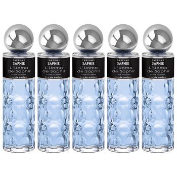 Pack De 5 Eau De Parfum Hombre Saphir L'uomo 200 Ml