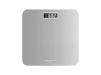 bascula de bano - rowenta premiss 20 bs1801 peso maximo 160 kg vidrio templado apagado automatico pantalla lcd diseno plano plateado