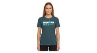 camiseta de manga corta ironman 70 3 finlandia azul turquesa para mujer