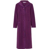 button opening polar fleece housecoat