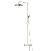 ducha termostatica de acero inoxidable 316l entrada agua caliente y fria