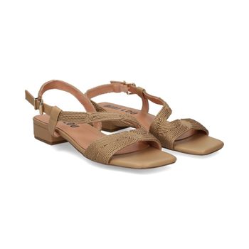 Bibi Lou Sandalias Planas Mujer - Marrón Talla 37