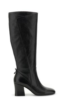 botas de piel napa black 35