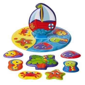 Rompecabezas De Baño Con Isla Flotante Tigex