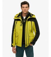 superdry para hombre m5012240a chaqueta colour windbreaker amarillo m casual poliester
