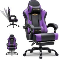 silla gaming gtplayer ergonomica purpura cojin xxl reposapies 135
