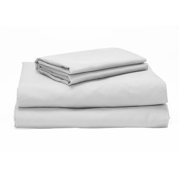 Juego De Cama 135x190 Pikolin Home 100% Algodón 4 Piezas Blanco