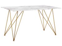 mesa de comedor de vidrio 6 personas l140