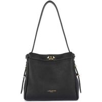 lancaster bolso bolso hobo con cierre metalico lady romy negro para mujer