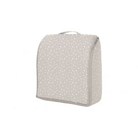 Cama portátil con espuma viscoelástica 2en1 Dots Beige