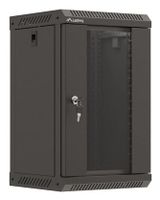 bastidor de pared lanberg wf11-3309-10b 9u 10 vidrio templado negro ip20 30kg