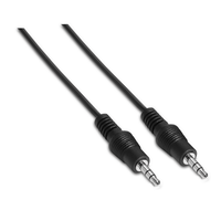 cable audio estereo aisens jack 35 macho a jack 35 macho 10m negro a128-0144