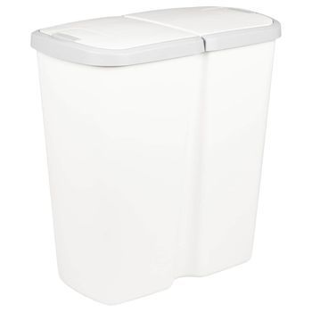 Cesta De Basura Blanco 48,5 X 28 X 51 Cm Pp Vidaxl