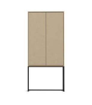 Armario aparador 2 puertas mdf taupe