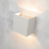 aplique de exterior led davos xl 4000k 2x10w