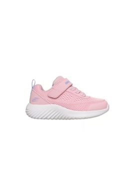 Zapatillas Skechers Bounder - Free And Easy Niña Light Pink Textile/T