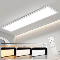nettlife panel led 120x30 regulable con mando a distancia 40w