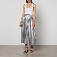 weekend max mara gamma georgette skirt - l