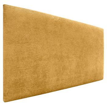 Dhome Cabecero De Pana Liso 105x50 Camas 105 - Mostaza