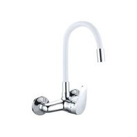monomando fregadera java mural goma flexible blanco