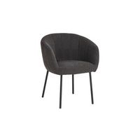 silla sevilla tela rizada gris dimensiones h79 x l57 x p62 ideal para tu cocina o comedor