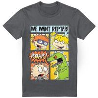 rugrats camiseta we want reptar para hombre