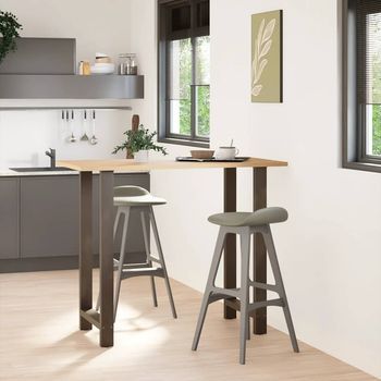 Patas Para Mesa，pierna De Mesa De Centro De Acero Natural 2 Uds 60x(110-111)cm