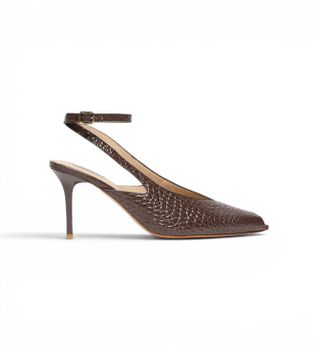 Marella para mujer. 2623526046200 Zapatos de Piel Mlapalomba marrón (38), 5 a 8cm, Hebilla, Casual