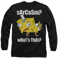 spongebob squarepants tops y camisetas sarcasm meme para mujer