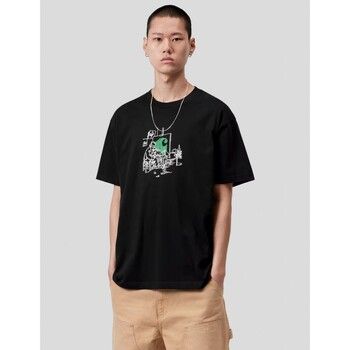 Carhartt Camiseta CAMISETA OLD PAINTER TEE BLACK para hombre