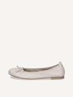 caprice ballerina white made of leather with block heel size 40