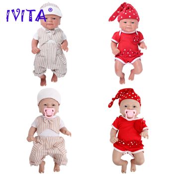 Muñeca Reborn IVITA 100% Silicona, Muñecos de Bebé Realistas al por Mayor, Kit de Muñecas Pintadas a Mano para Niños, Regalo