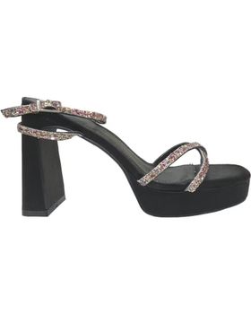 de MIM SANDALIAS TACON NEGRO