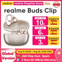 realme buds clip 2026 nuevos auriculares ows con ia 85 db 36 horas de autonomia bluetooth 54 e ip55 para los smartphones realme gt 7 pro y realme 14 pro plus