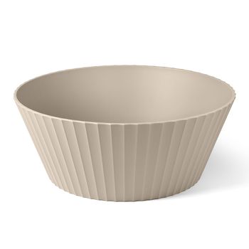 Ensaladera de polipropileno taupe mate diam. 30cm
