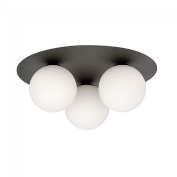 Plafón de techo ícaro opal (3 luces)