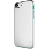 jivo combo tough iphone 7 case - blue  silver blue