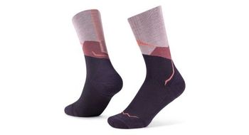 Calcetines buff merino lightweight crew rosa