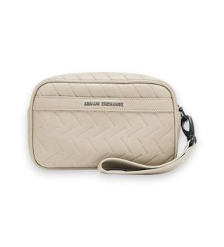 A|X Armani Exchange para hombre. XM002600AF22652U6229 Neceser Compact beige (OSFA), Casual, Poliéster